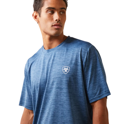 Ariat Men's Charger Stamp Blue Shirt