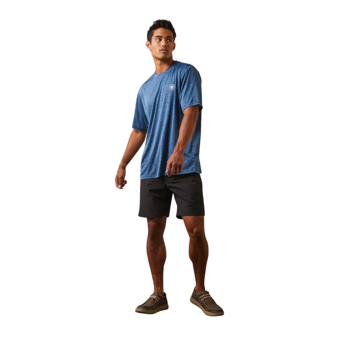 Ariat Men's Charger Stamp Blue Shirt