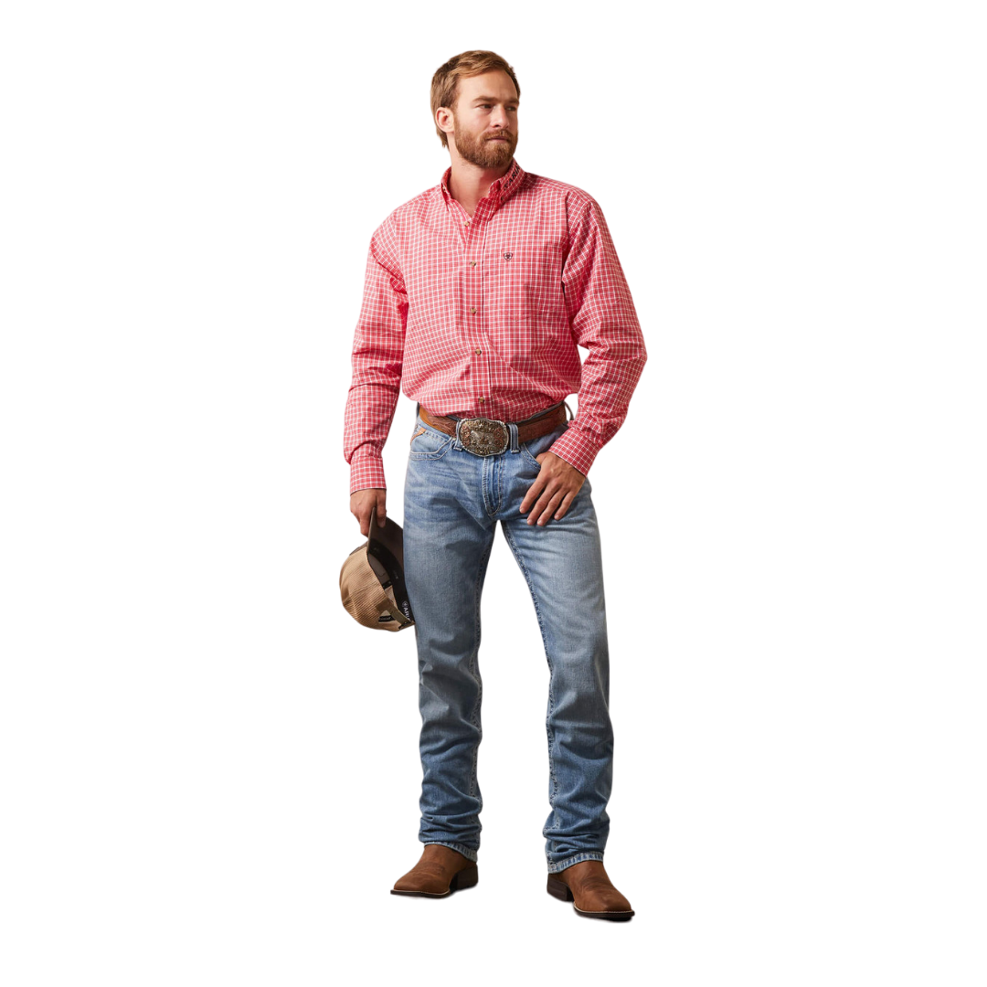 Ariat Men's Series Saul Red Shirt