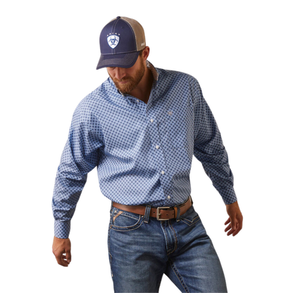 Ariat Men's Atlas French Blue Shirt