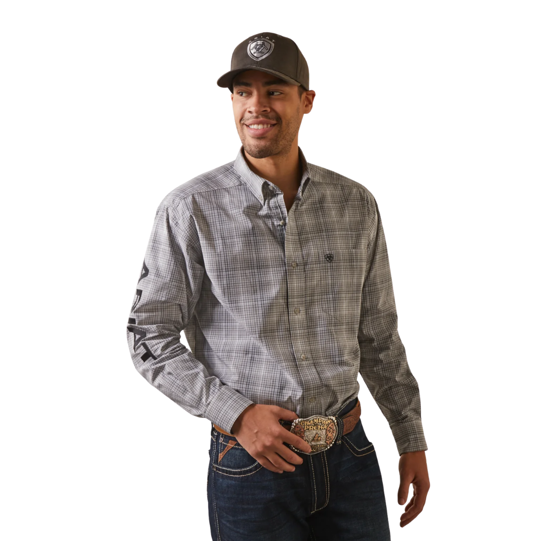 Ariat Men's Classic Fit Team Houston Grey Shirt