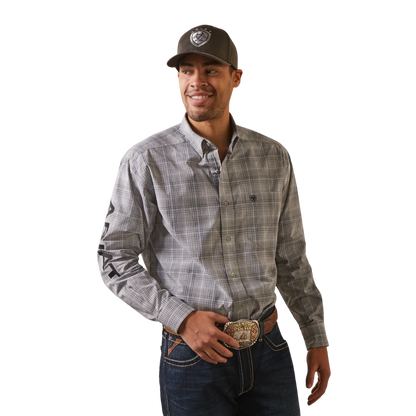 Ariat Men's Classic Fit Team Houston Grey Shirt
