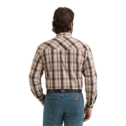 Wrangler Men's 20X Long Sleeve Tan Shirt