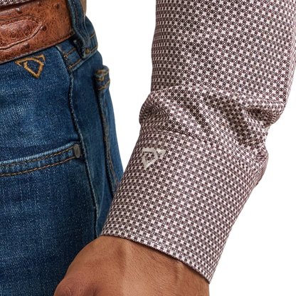 Wrangler Men's X Cody Johnson Brown Shirt