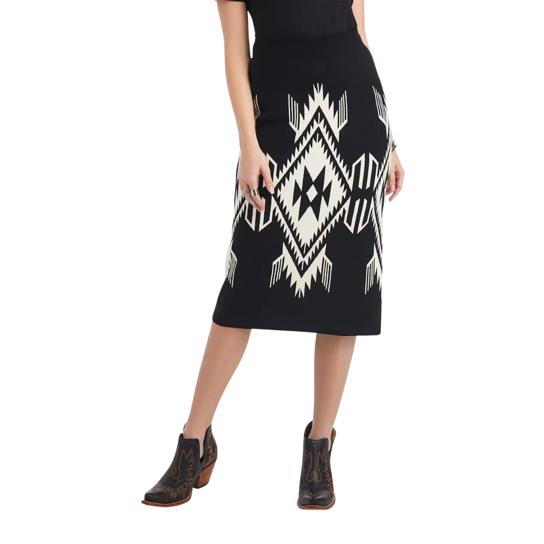 Ariat Women's Chimayo Black Skirt