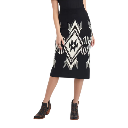 Ariat Women's Chimayo Black Skirt