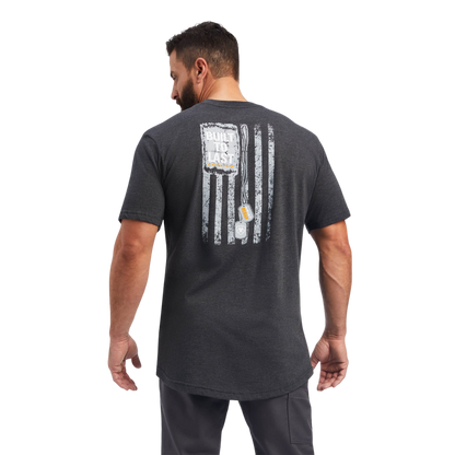 Ariat Men's Rebar "Strong Dog Tags" Black T-Shirt