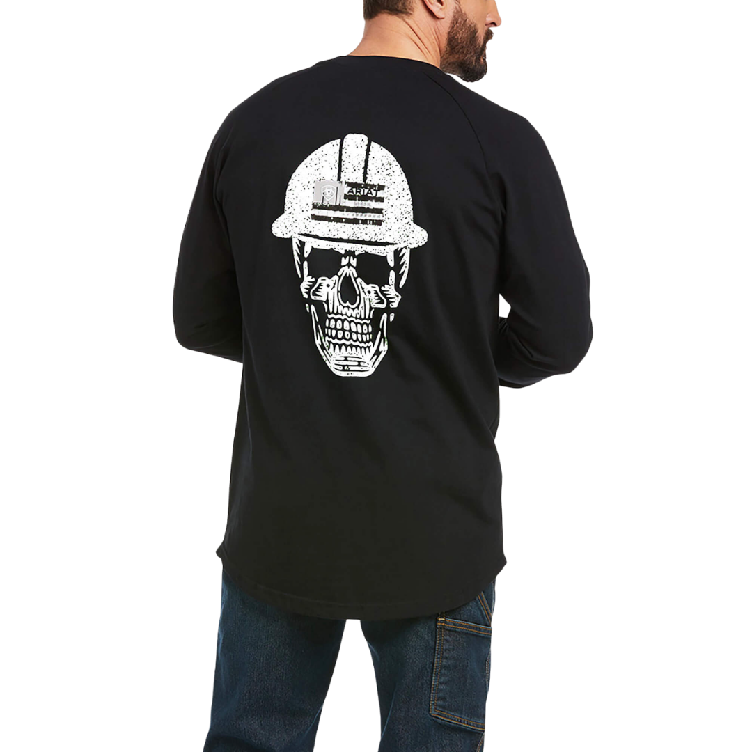 Ariat Men's Rebar Cotton Strong Roughneck Black T-Shirt