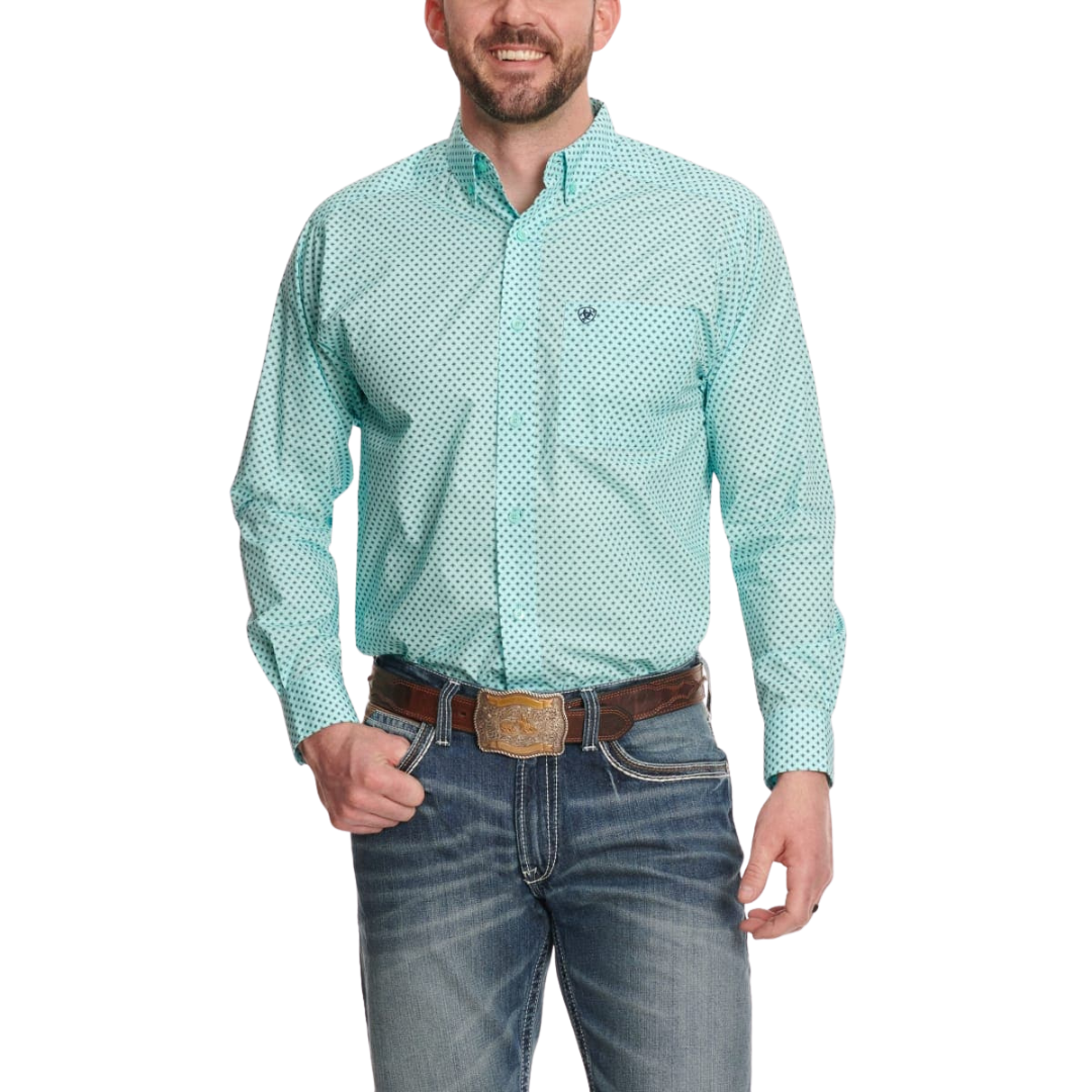 Ariat Men's Osburn Light Turquoise Shirt
