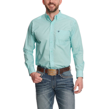 Ariat Men's Osburn Light Turquoise Shirt
