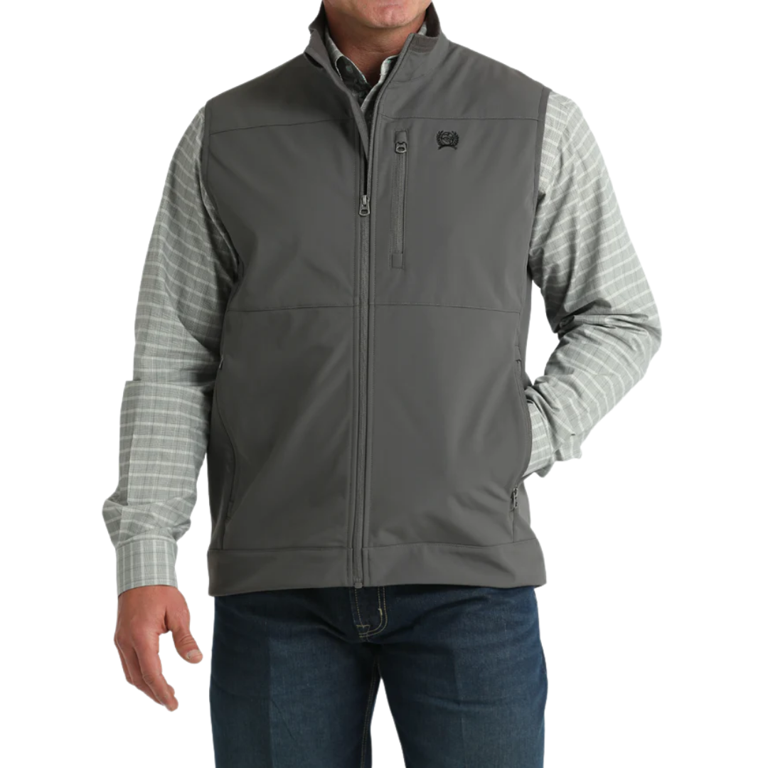Cinch Men's Windproof Grey Vest