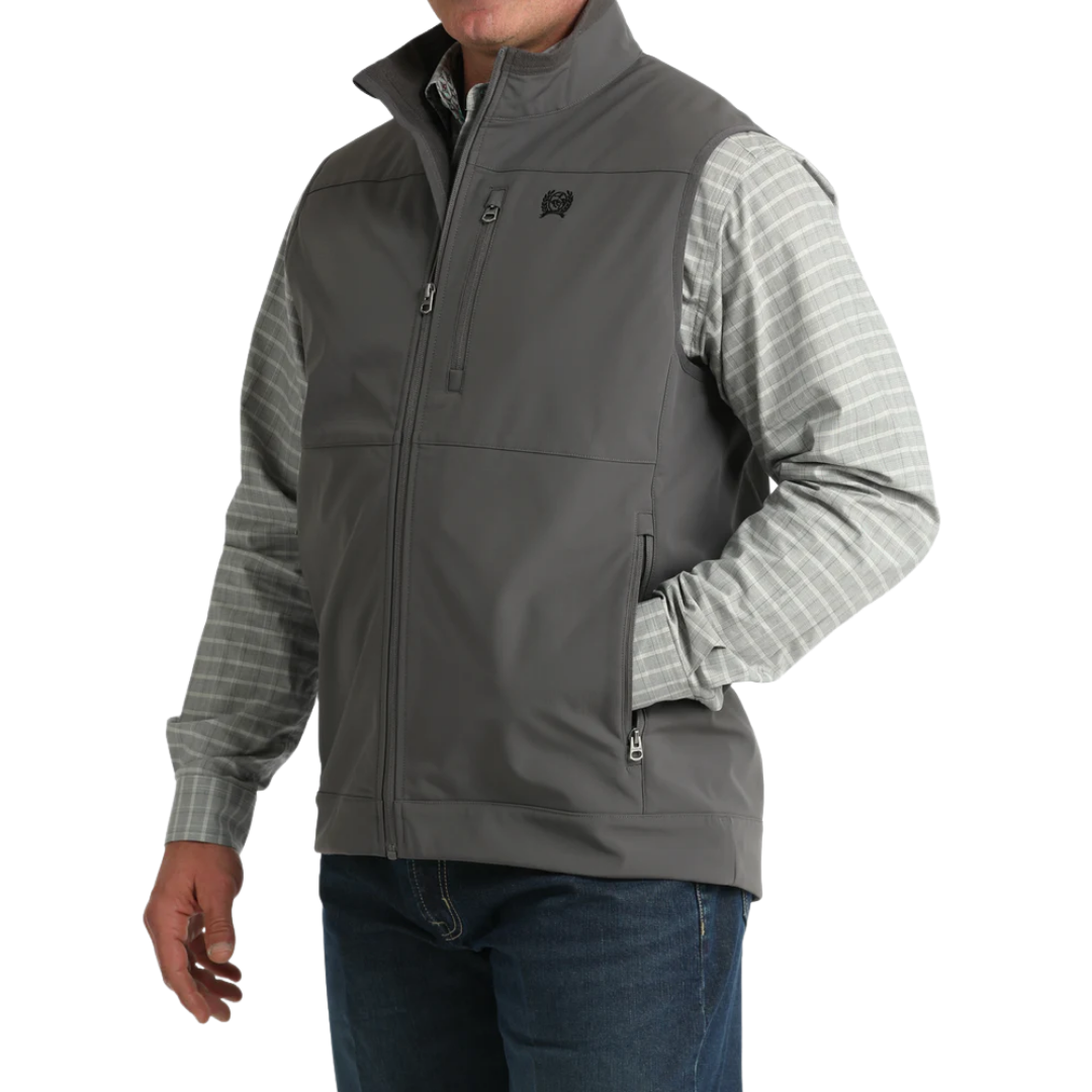 Cinch Men's Windproof Grey Vest