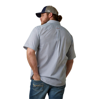 Ariat Men's Eron Aegean Blue Shirt