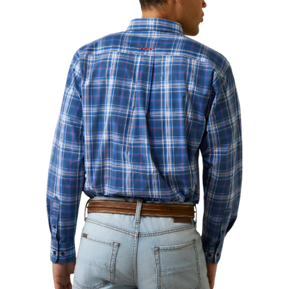 Ariat Men's Pro Series Blue Shirt