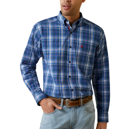 Ariat Men's Pro Series Blue Shirt