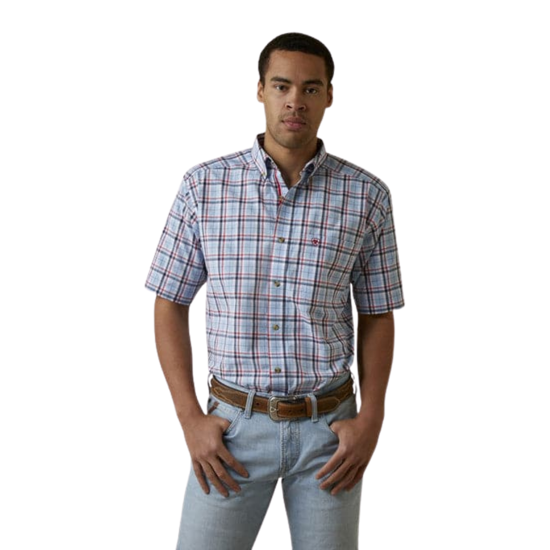 Ariat Men's Steadfast Pro Series Light Blue Shirt