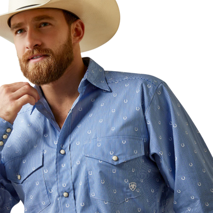 Ariat Men's Javier Classic Blue Shirt