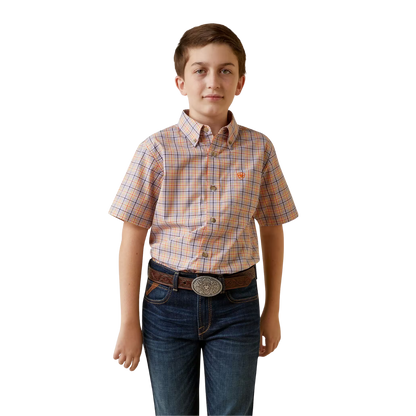 Ariat Youth Boy's Macklin Classic Red Shirt