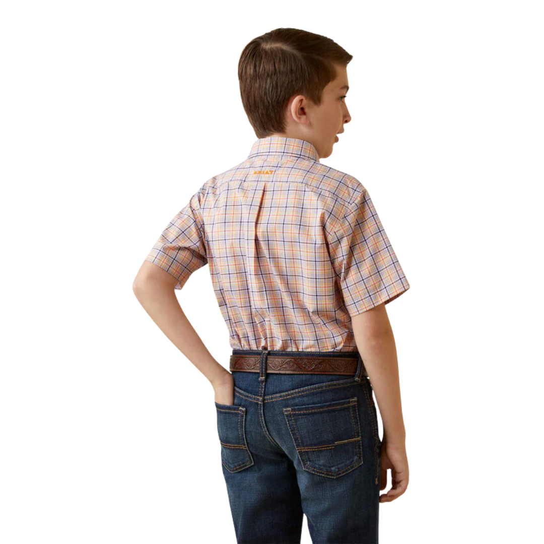 Ariat Youth Boy's Macklin Classic Red Shirt
