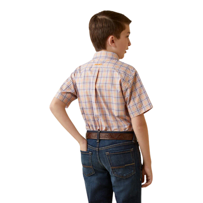 Ariat Youth Boy's Macklin Classic Red Shirt