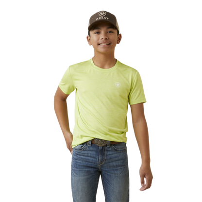 Ariat Youth Boys Charger Yellow Shirt