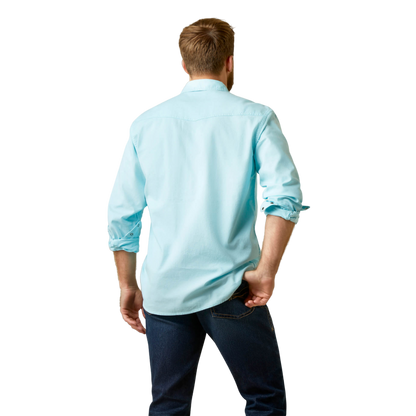 Ariat Men's Ace Retro Turquoise Shirt