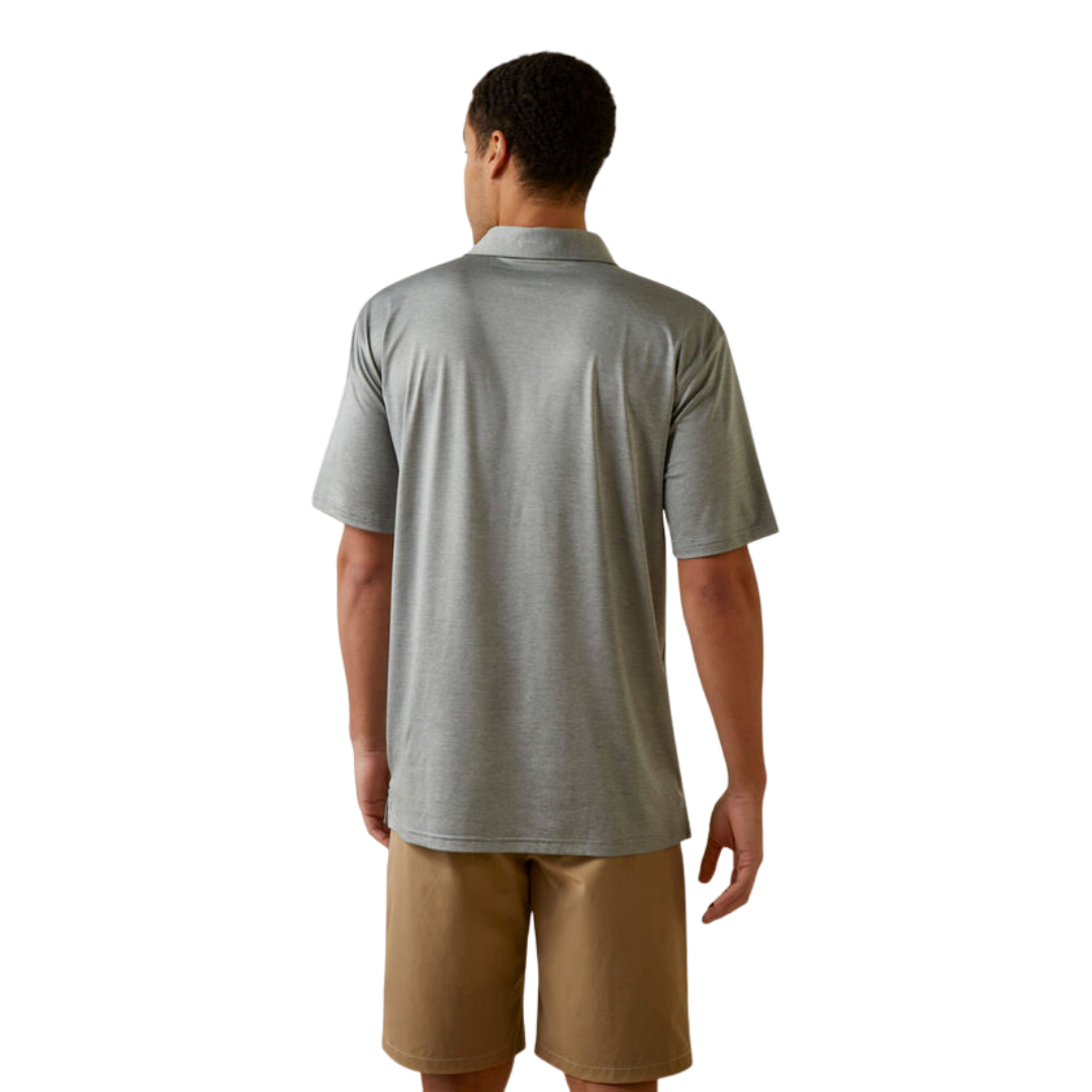 Ariat Men's Charger Polo Grey Shirt