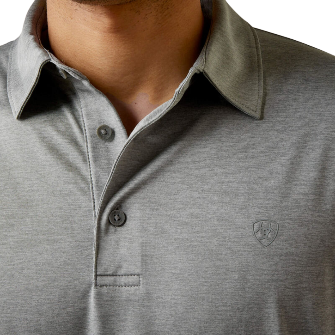 Ariat Men's Charger Polo Grey Shirt