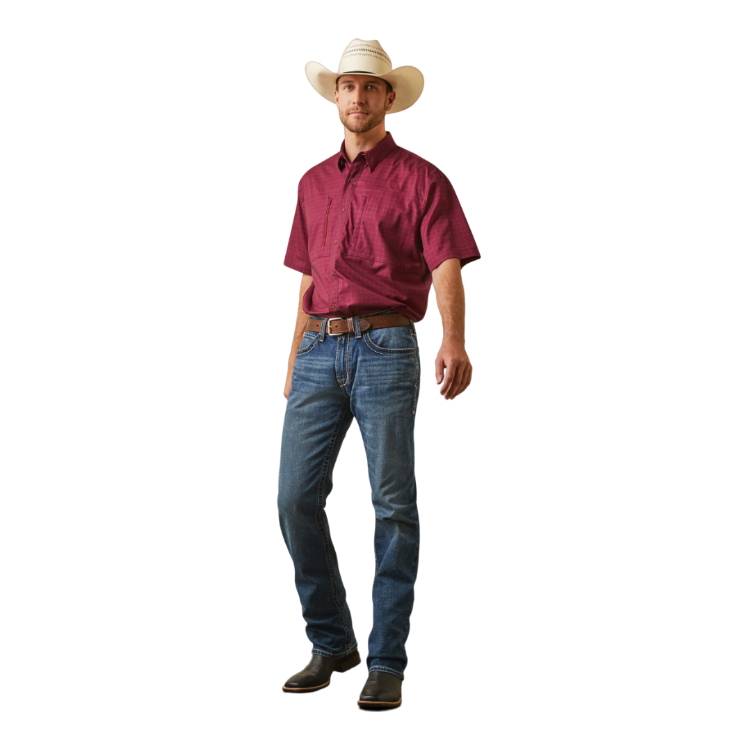 Ariat Men's VentTEK Classic Red Shirt