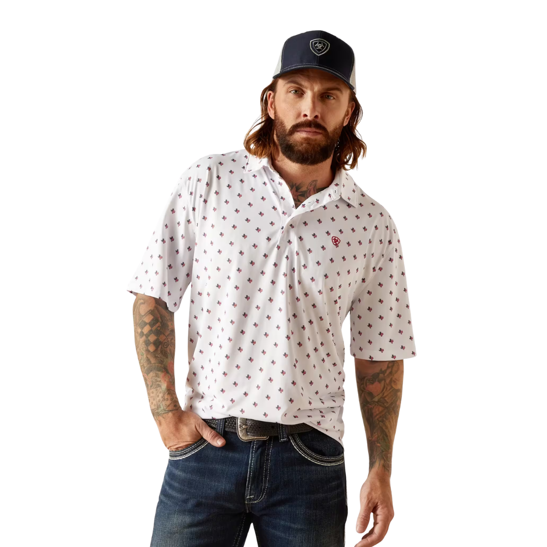 Ariat Men’s Texas White Shirt