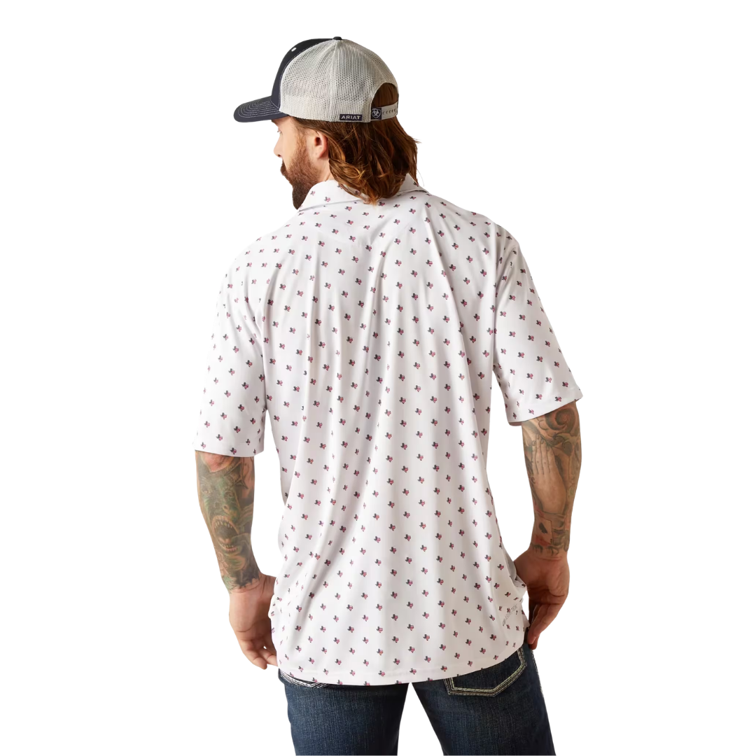 Ariat Men’s Texas White Shirt