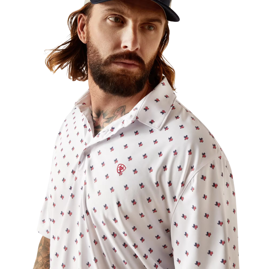 Ariat Men’s Texas White Shirt