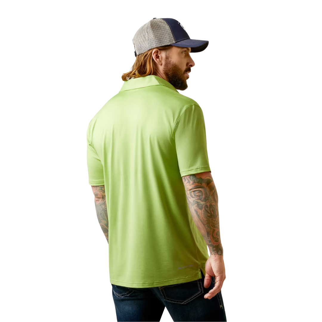 Ariat Men's Charger Green Polo Shirt