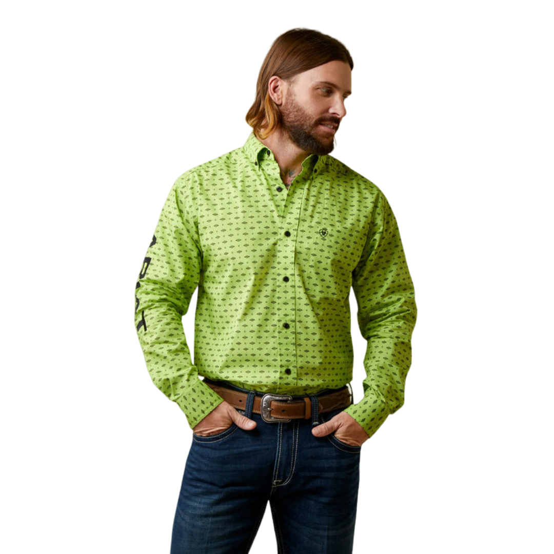 Ariat Men's Team Pruitt Green Shirt