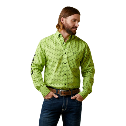 Ariat Men's Team Pruitt Green Shirt