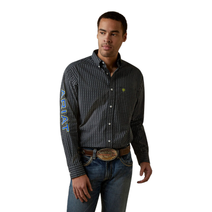 Ariat Men's Team Peyton Classic Grey Shirt