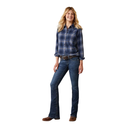 Ariat Women's Real Mid Rise Miriam Blue Jeans