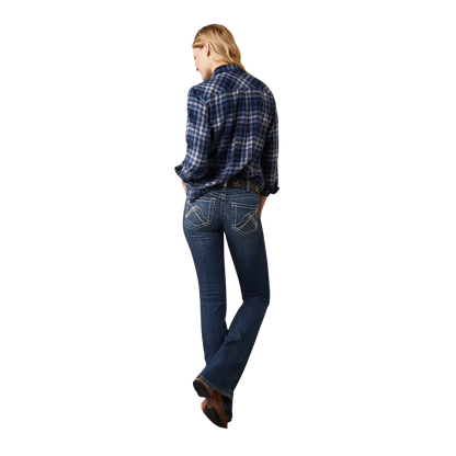 Ariat Women's Real Mid Rise Miriam Blue Jeans