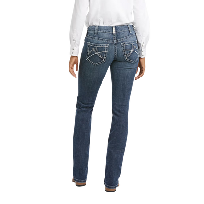 Ariat Women's Real Mid Rise Blue Jeans