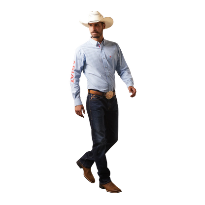Ariat Men's Pro Series Team Hylton Blue Shirt