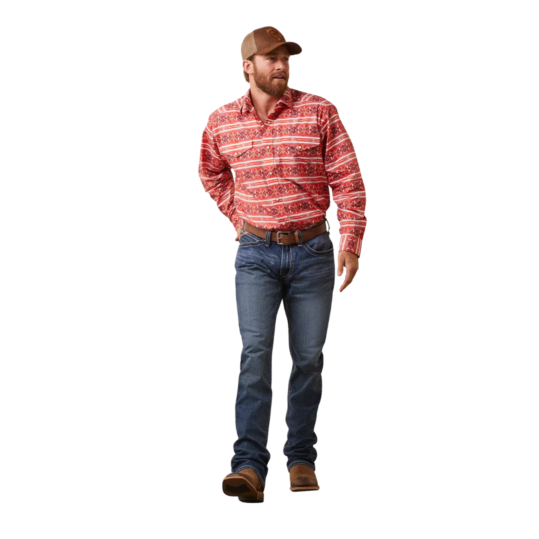 Ariat Men's Davon Classic Snap Red Shirt