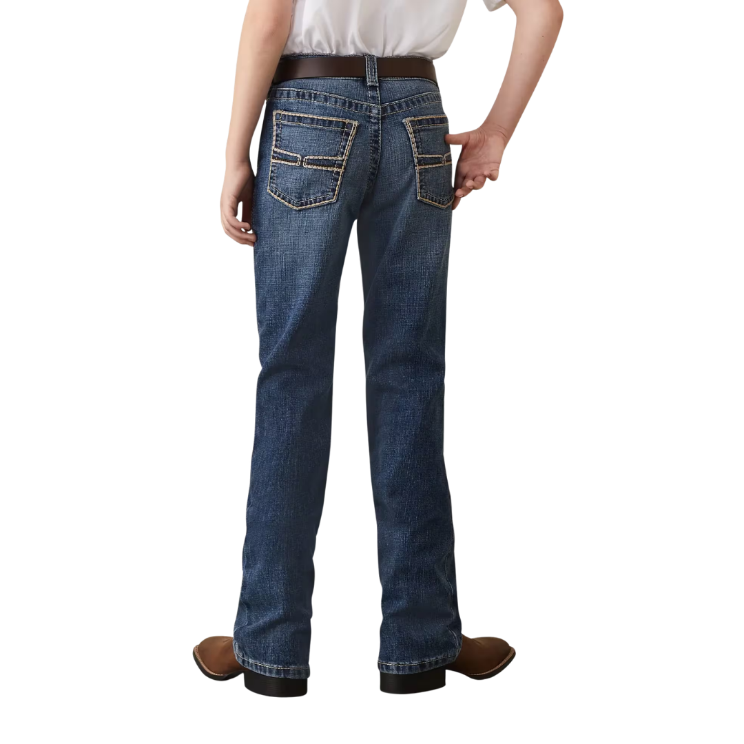 Ariat Boy's B4 Relaxed Graysill Boot Cut Jeans