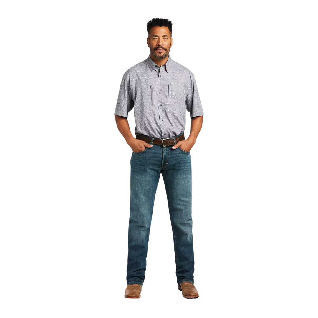 Ariat Men's VentTEK Classic Fit Echo Grey Shirt