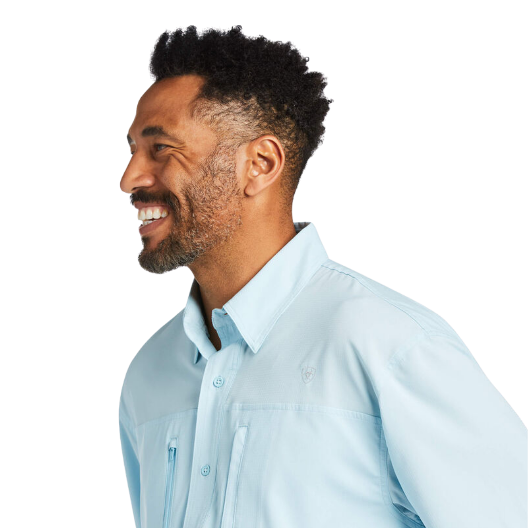 Ariat Men's Venttek Classic Blue Shirt