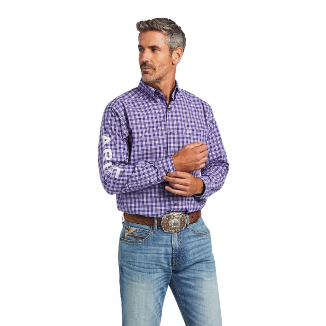 Ariat Men's Pro Series Team Purple Shirt