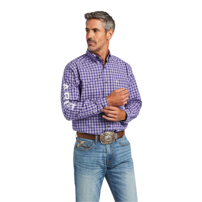 Ariat Men's Pro Series Team Purple Shirt
