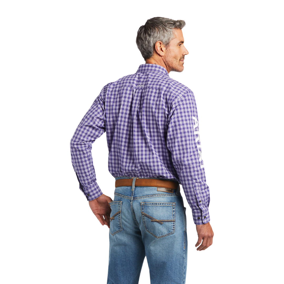 Ariat Men's Pro Series Team Purple Shirt