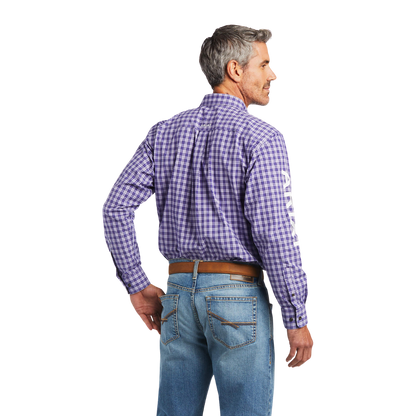 Ariat Men's Pro Series Team Purple Shirt
