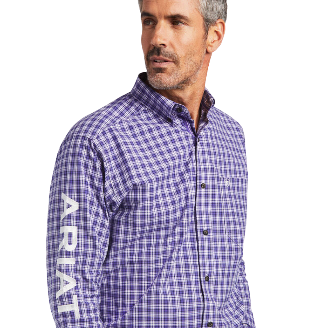 Ariat Men's Pro Series Team Purple Shirt