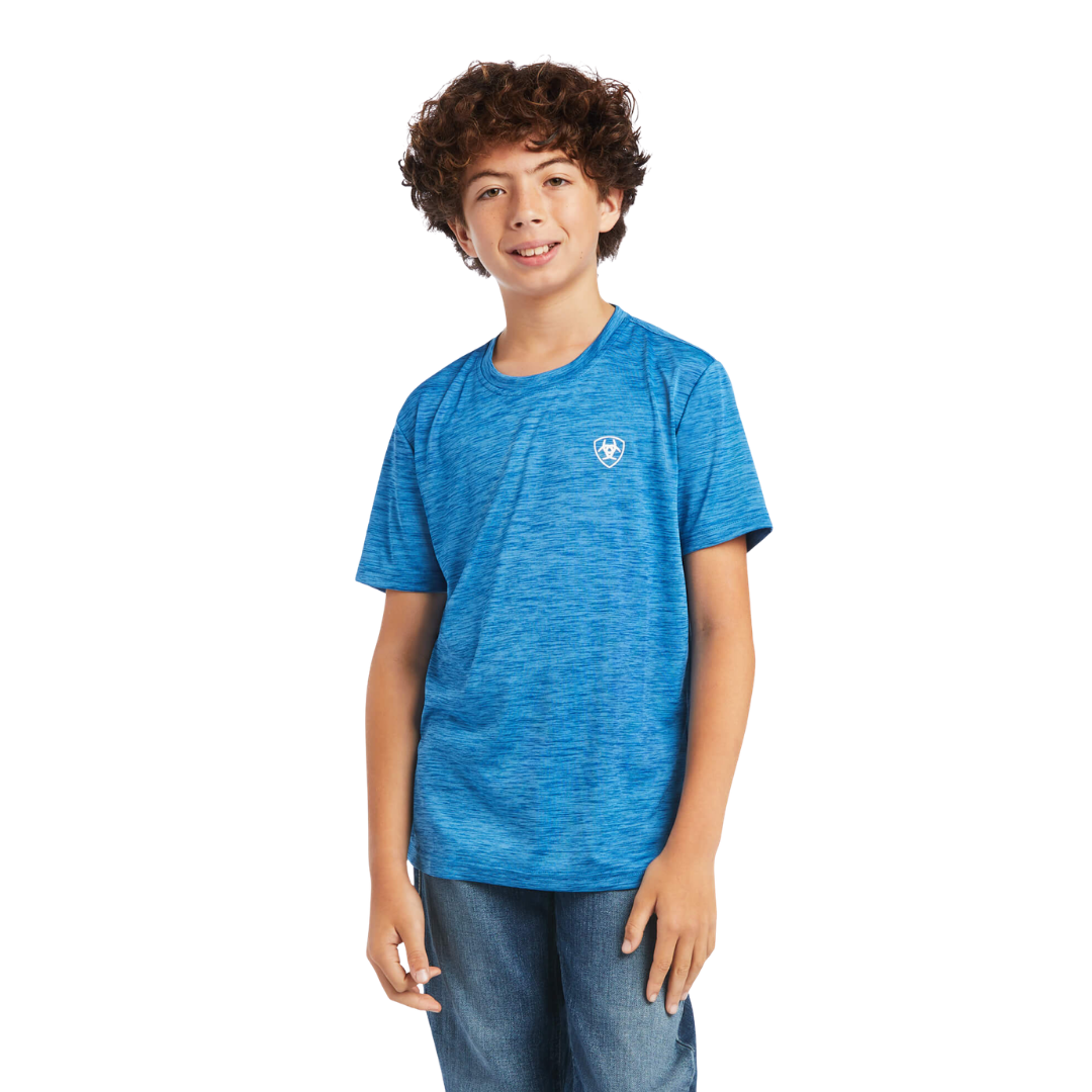 Ariat Youth Boy's Charger Patriotic Blue Shirts